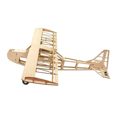 Balsa Wood Airplane Kits T05 Vogee-08 Training Plane, 32" Wingspan Laser Cut Unassembled Flying Model Aircraft to Build, DIY RC Airplane Kit for Adults (KIT+Motor+ESC+Servo+Prop) - color: Kit+motor+esc+servo+prop