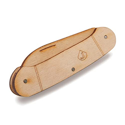 Channel Craft Canoe Wooden Knife Kit USA Tin Box