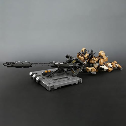 Pipigirl 1/100 Plastic Mecha Action Figures Kits, Caracal, 8.5 in High, Model Kits to Build, Easy to Assembly Mecha Model - color: Caracal