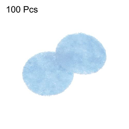 HARFINGTON 100pcs Round Felt Circles, 10mm 3/8" Pre Cut Felt Craft Pads Non-Woven Mini Felt Fabric Circles for DIY Sewing Handcraft Cut Projects Craft Finishing, Blue - color: Blue, size: 10mm