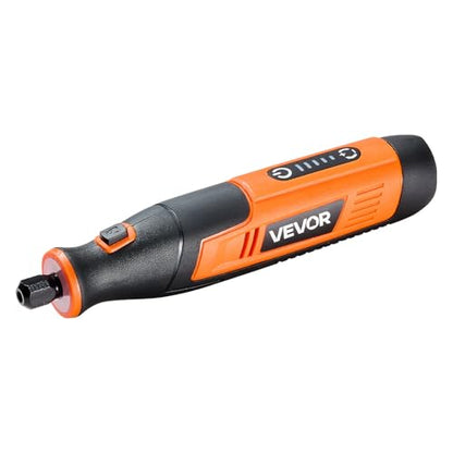 VEVOR 73-Piece Cordless Rotary Tool Kit, DC4V Portable Mini Power Rotary Tool, 5-Level Speed 7000-20000 RPM Multi-Purpose DIY Tools for Engraving, Sanding, Polishing, Carving, Cutting, DIY Crafts - style: 73PCS