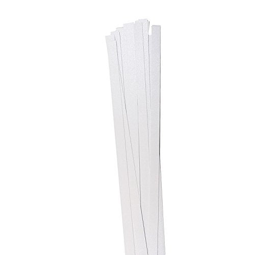 ODETOJOY Quilling Paper Strip 3mm White Quilling Strips 3mm Quilling Paper 1/8inch Single Color White Craft Paper Filigree - size: 3mm
