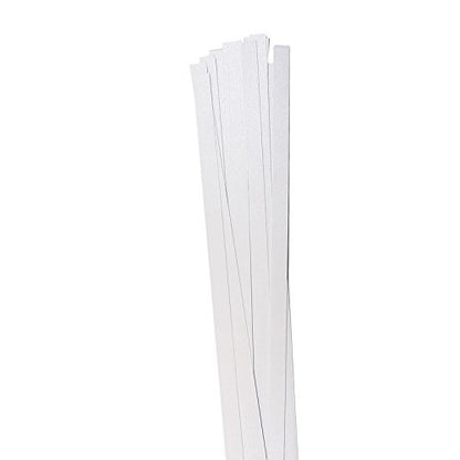 ODETOJOY Quilling Paper Strip 3mm White Quilling Strips 3mm Quilling Paper 1/8inch Single Color White Craft Paper Filigree - size: 3mm