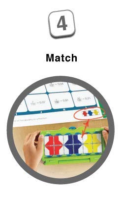 hand2mind VersaTiles Math Classroom Set, an Independent Self-Checking & Skill Practicing System (Grade 7), Aligned to State and National Standards