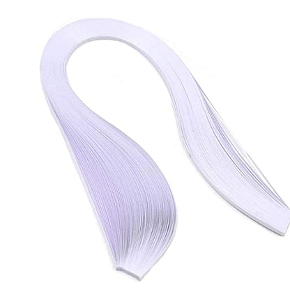 ODETOJOY White Quilling Paper Strips 10mm for Crafts Paper Quilling Strip 3/8inch-120pcs, 52cm (10mm) - size: 10mm