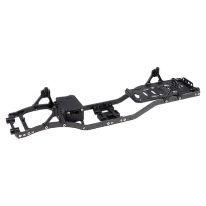1/10 RC Crawler Metal Chassis Kit for Axial SCX10 II Rock Off Road Truck - color: Black