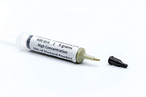 TechDiamondTools Diamond Polishing Compound Polishing Paste USA Made 14,000 Grit 0-1 Microns for Marble Glass Metal Rock Jewelry Resin Silver Chrome Gemstone with High Concentration of Diamond Powder - size: 14,000 grit / 0-1 microns