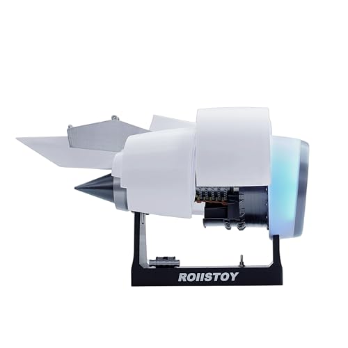 TR-900 Large Scale Turbofan Engine Building Kit High Complexity Abundant Parts Hyper Realistic Assembly Gift for Aerospace Enthusiasts Kids Adults (DIY KIT-Prime) - style: Complete TR900 DIY KIT