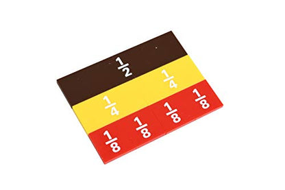 LEARNING ADVANTAGE Fraction/Decimal Tiles, Set of 51