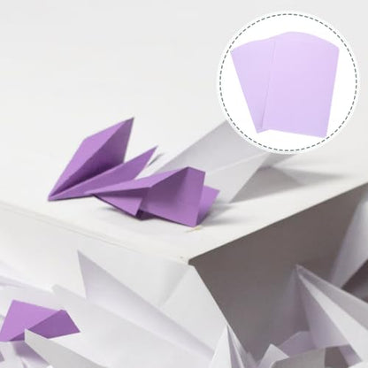 Garneck Origami Paper Sheets Light Purple Decorative Paper for Kids Diy Crafts Folding Printing Scrapbooking Art Projects 8.25 X 11.69 in 100 Sheets