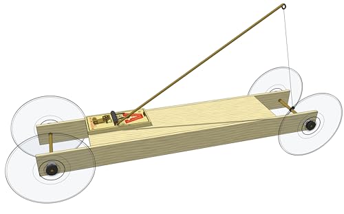 The Basic Kit: All-Purpose Mousetrap Powered Car for School STEM Projects