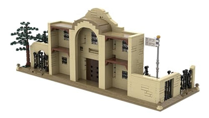 Atom Brick The Alamo Building Set, 1:100 Scale, 1066 Pieces, Ages 14+