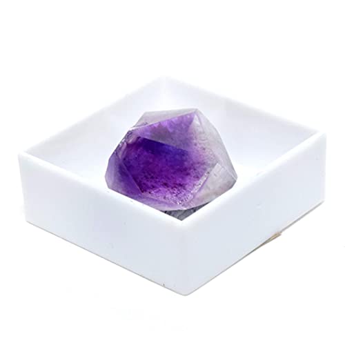 HQRP 45 Carat Purple Amethyst Point in Box Natural Sparkling Quartz Crystal Collectible Mineral Gemstone Spesimen - Morocco (1PC) - color: Purple Amethyst