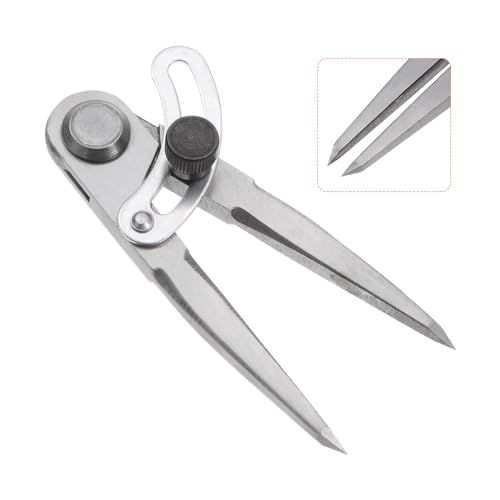 HARFINGTON Wing Divider Compass 4 Inch 100mm Adjustable Lockable Woodworking Compass for Metalworking Geometry Drawing Woodworking - size: 4"