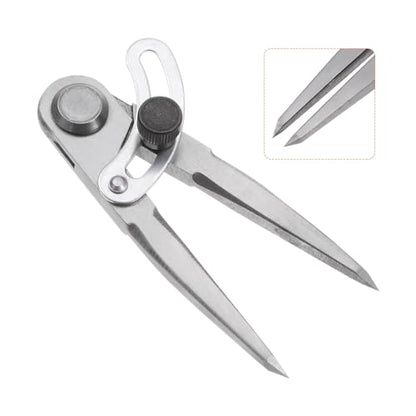 HARFINGTON Wing Divider Compass 4 Inch 100mm Adjustable Lockable Woodworking Compass for Metalworking Geometry Drawing Woodworking - size: 4"