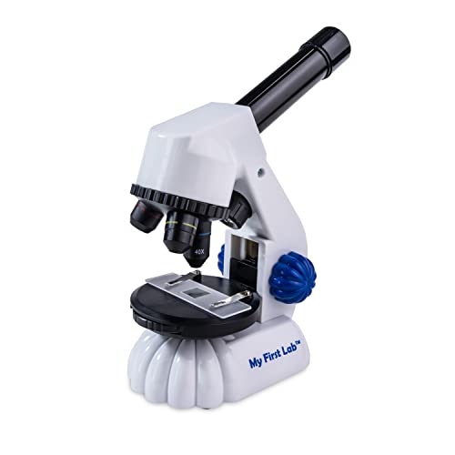My First Lab’s MFL-20 Mini Microscope for Kids 5-7 - Entry Level STEM Microscope Kit with Child’s Microscope, Microscope Slides, Guide and More
