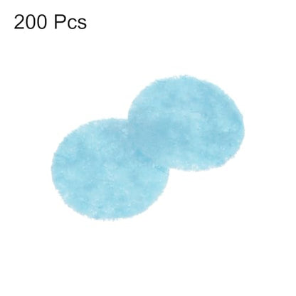 HARFINGTON 200pcs Round Felt Circles, 10mm 3/8" Pre Cut Felt Craft Pads Non-Woven Mini Felt Fabric Circles for DIY Sewing Handcraft Cut Projects Craft Finishing, Blue - color: Blue, size: 10mm