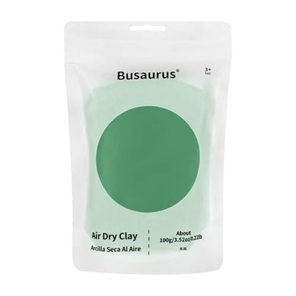 100g Forest Green Air Dry Foam Clay for Kids & Adults - color: Forest Green