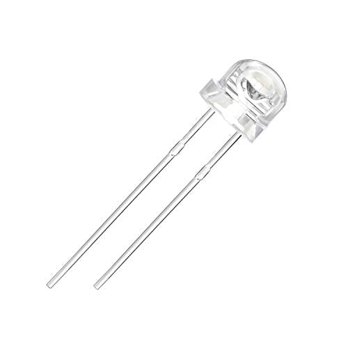 CHANZON 100 pcs 5mm Warm White Straw Hat LED Diode Lights (DC 3V 20mA) - color: H) Warm White (100pcs)