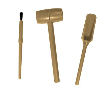 Schylling Chip Away Diamond - Gemstone Dig Kit with Collectible Specimens Inside - 1 in 24 Contains a Real Diamond - Includes Miniature Hammer, Chisel, and Brush - Ages 5 and Up - One Box