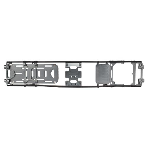 1/10 RC Crawler Metal Chassis Kit for Axial SCX10 II Rock Off Road Truck - color: Gray