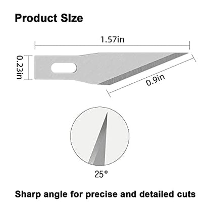 Headley Tools #11 Hobby Knife Blades(Pack of 120),Art Blades Cutting Tool with Storage Case for Craft, Hobby, Scrapbooking, Stencil - size: #11-120pcs