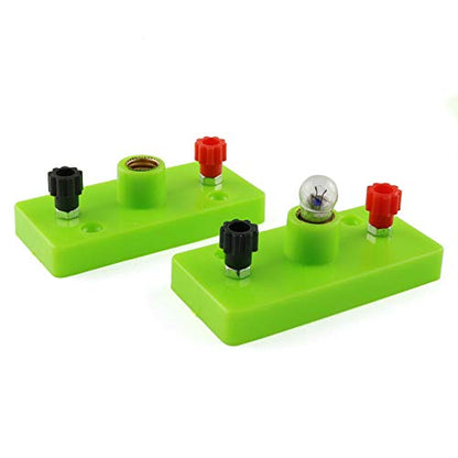 E-outstanding Circuit Learning kit Simple Circuit Physics Electrical Experiment Box, Physics Teaching Instrument (Pack of 2) - size: Compact (Pack of 2)