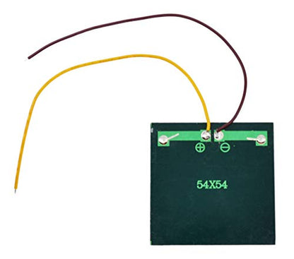 EISCO Solar Cell with Wires, 2 Inch - Volt DC, 130mA Polycrystalline for Educational Purposes- Eisco Labs