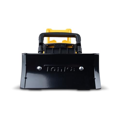 Tonka Retro Collector's Edition - Made with 2X More Steel, Kids Construction Toy, Metal Truck, Toy Truck for Boys and Girls, Kids, Toddlers, Ages 3+, Bulldozer - Amazon Exclusive - color: Retro Bulldozer - Collector's Edition