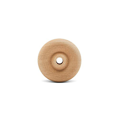 Classic Mini Wooden Wheels, Great for Crafts Too, 1-3/8 Inch Diameter, 1/2 Inch Thick, 3/16 Inch Hole, Pack of 100, by Woodpeckers - color: Pack of 100, size: 1-3/8 inch, 1/2 inch thick