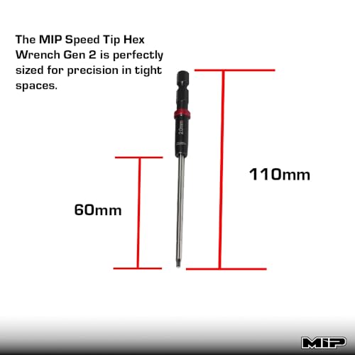 MIP Metric RC 1/4" Bit Tool Kit 9625 1.5mm, 2.0mm Hex Driver & 7.0mm Nut Driver – Hex Head Wrench Drill Tools Tool Bits for Screwdrivers, Electric Screwguns, and Power Drills For RC Cars - Made in USA - size: 1.5mm / 2.0mm / 7.0mm - Hex & Nut Set