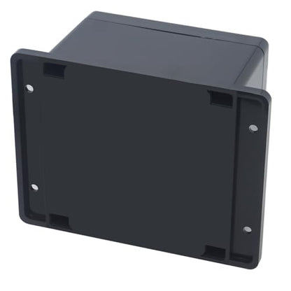 Junction Box IP65 Waterproof ABS Plastic Electrical Project Case Power Junction Boxes, Project Box with Fixed Ear Black 4.72x4.72x2.95 inch (120x120x75mm) - color: Fixed Ear Design, size: 4.72"x4.72"x2.95"