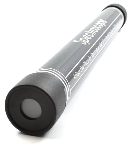 EISCO Economy Spectroscope Tube Set for Classroom Optics, Black, 6 Pack