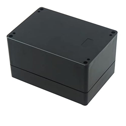 Junction Box, Zulkit Project Box IP65 Waterproof Outdoor Box ABS Plastic Electrical Boxes Electronic Enclosure Black 6.3 x 4.3 x 3.5 inch(160 x 110 x 90 mm)(Pack of 1) - size: 6.3" x 4.3" x 3.5"(Pack of 1)
