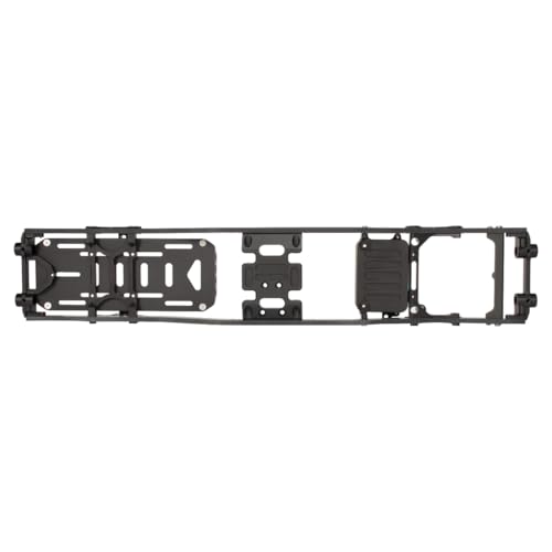 1/10 RC Crawler Metal Chassis Kit for Axial SCX10 II Rock Off Road Truck - color: Black
