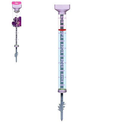 Headwind EZRead 15” Giant Professional Outdoor rain Gauge, USA Made Heavy Duty All Weather Freeze Proof Metal Stake or mountable with Float, Easter Purple (820-0582PURP) - color: Easter Purple
