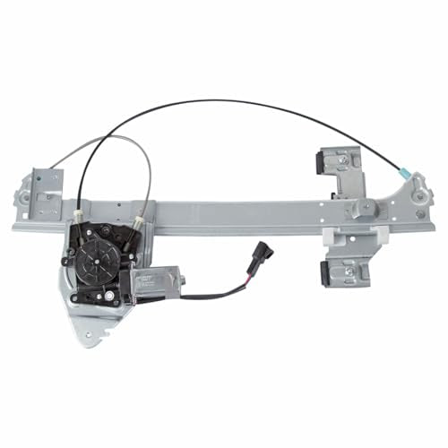 TRQ Power Window Regulator w/Motor Rear Right Passenger Side - style: WRA51347