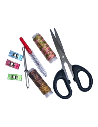 200PCS Sewing Kit with Case,Marcoon Needle and Thread Kit with Sewing Supplies and Accessories for Kids,Adults,Beginner,Home,Travel,Emergency Including Scissors,Measure Tape,Needle Threader - color: 200pcs-black