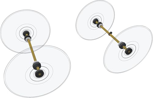 Low Inertia Wheel-Axle set (20-pack): Mousetrap/Rubber Band car projects
