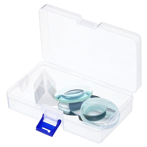 PATIKIL Optical Lens Set,6 Pcs Double Convex Lens Double Concave,Clear