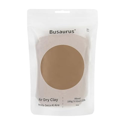 100g Brown/Earth Tone Air Dry Foam Clay for Kids & Adults - color: Brown