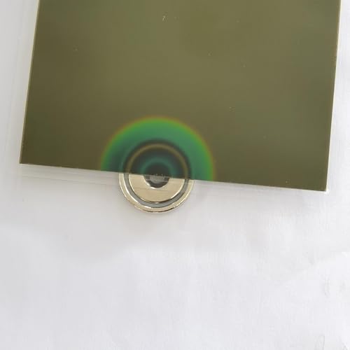 Magnetic Field Viewing Film 4"x4", Magnetic Flux Display, Magnet Pattern Detector, Scientific Project Teaching, Reusable and Automatic Recovery,Magnetic Field Viewer - 1Pack - size: 4"x4"