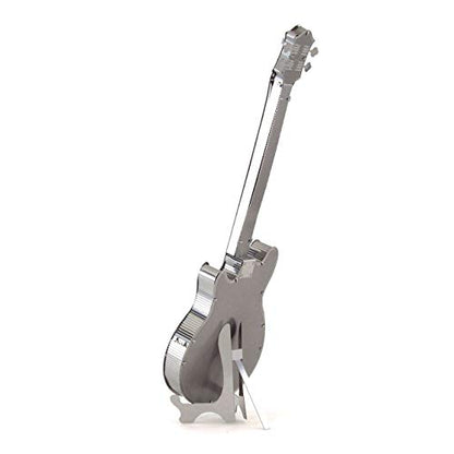 Metal Earth Electric Bass Guitar 3D Metal Model Kit Fascinations