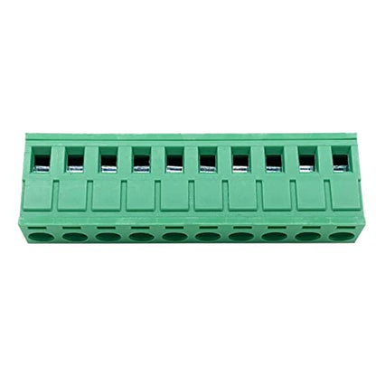 10Pcs 10-Pin 5.08mm Pluggable PCB Terminal Block Adapters - size: 10pcs 10P 5.08mm