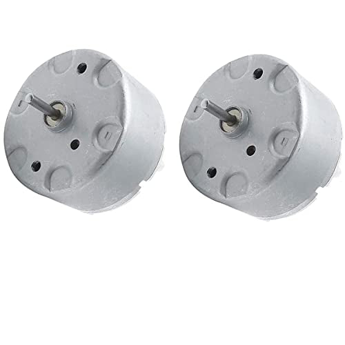 RF-500TB-18280 Mini Electric DC Motor 1.5V-5V 2700RPM DC Motor 32mm Diameter Motor, Pack of 2 - style: RF-500TB-18280