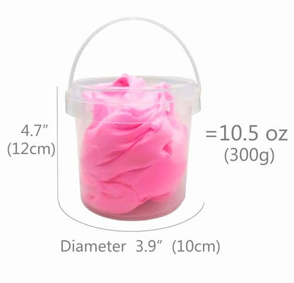 Air Dry Modeling Clay 10.5 oz Ultra Light Magic Clay DIY Moulding Dough Primary Colors for Kids Art Craft Kit (Dark Pink) - color: Dark Pink