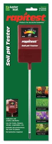 Rapitest Soil pH Tester for testing soil pH quickly and accurately. Test fruits, flowers, vegetables and lawns - style: Soil pH Tester