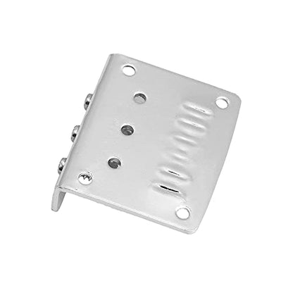 Yibuy 5PCS 3 String Fixed Guitar Bridge Zinc Alloy Electric Guitar Bridge w/Screws & Wrenches