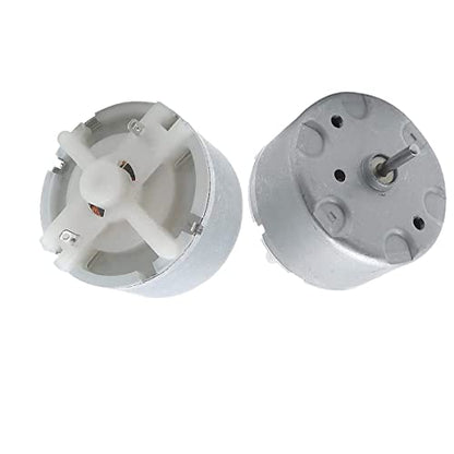 RF-500TB-12560 Mini Electric DC Motor 3V-12V 2700RPM DC Motor 32mm Diameter Motor, Pack of 2 - style: RF-500TB-12560