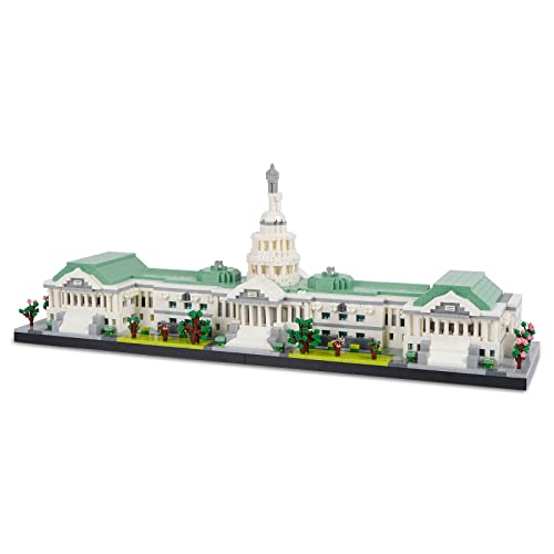 Geniteen Architecture United States Capitol Model Micro Building Block Set - color: United States Capitol